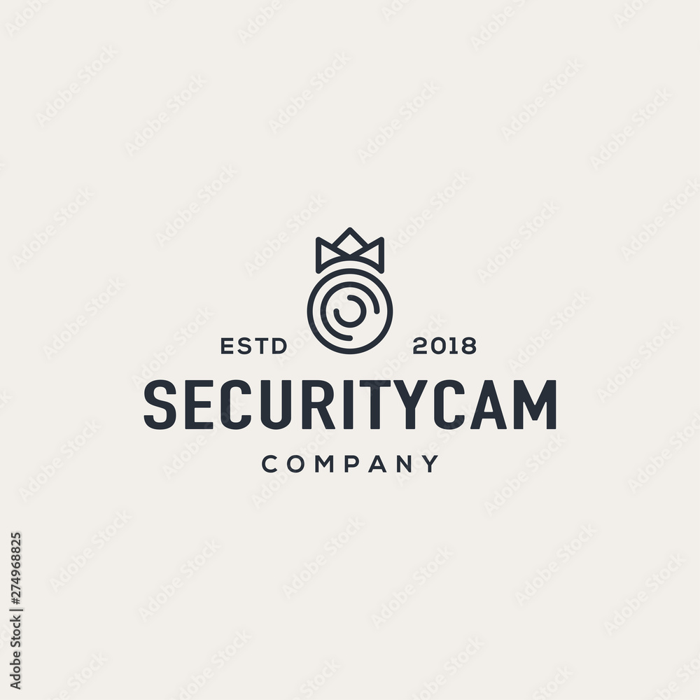 CCTV logo design concept. Universal camera logo. CCTV logo design concept. Universal camera logo.