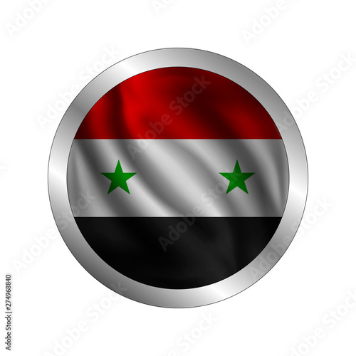 Free Download Waving Syria flag, the flag of Syria, vector illustration - GFXLoad