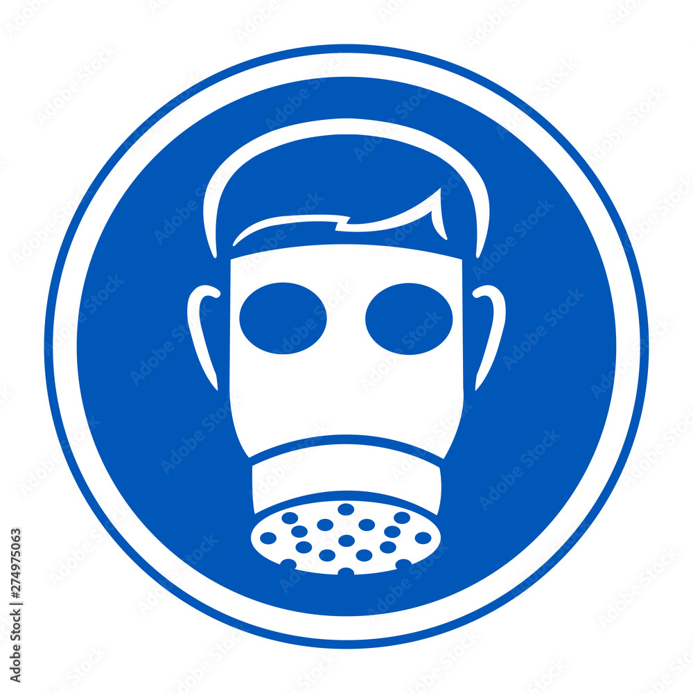 Symbol Wear Full Face Isolate On White Background,Vector Illustration EPS.10 Symbol Wear Full Face Isolate On White Background,Vector Illustration EPS.10