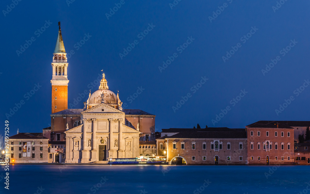 Venedig San Giorgio Maggiore zur Blauen Stunde