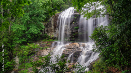 Fototapeta Naklejka Na Ścianę i Meble -  North Carolina Waterfall near Highlands - Glen Falls