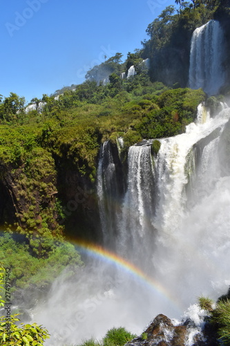 Iguazu Falls declared National Park by UNESCO. Waterfalls lie in Argentine territory but the Brazilian side views are superior. Visitors should pack plastic poncho not to get soaked. Intense humidity