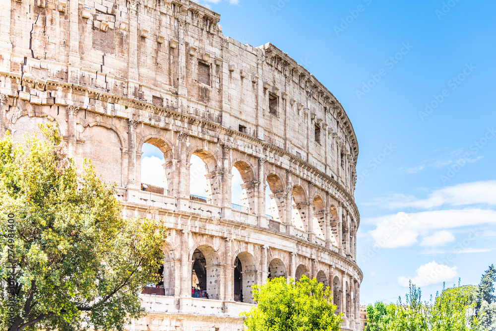 Colosseum, Coliseum or Flavian Amphitheatre, in Rome, Italy