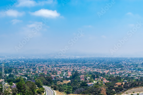 view of inland empire on summer day