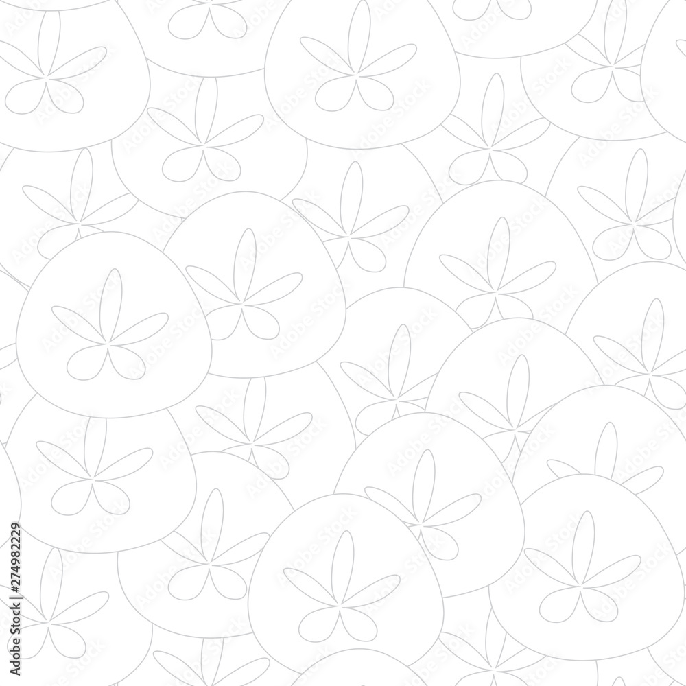 Seamless repeat vecor pattern featuring shells Seamless repeat vecor pattern featuring shells