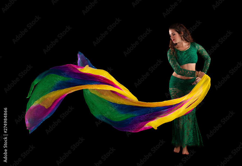 Fototapeta premium exotic belly dancer
