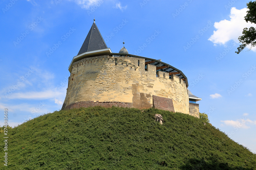 Burg in Keverburg an der Maas, Niederlande
