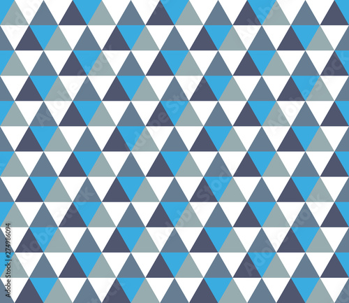 Triangular background. Seamless geometric pattern. Seamless abstract triangle geometrical background. Infinity geometric pattern. Vector illustration.