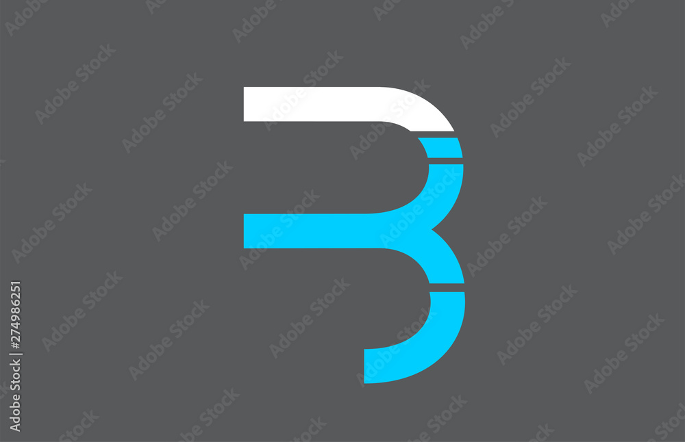 grey white blue B alphabet letter logo icon design sign grey white blue B alphabet letter logo icon design sign
