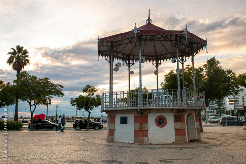 beautiful historical gazebo of Faro city