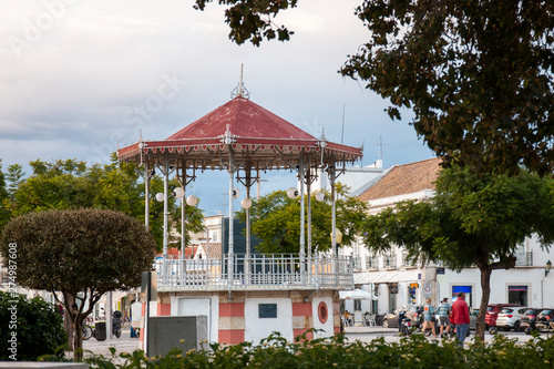 beautiful historical gazebo of Faro city photo