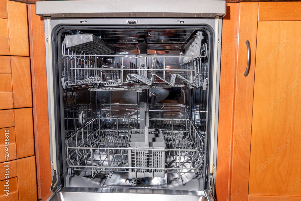 dish washing machine on the kitchen dish washing machine on the kitchen