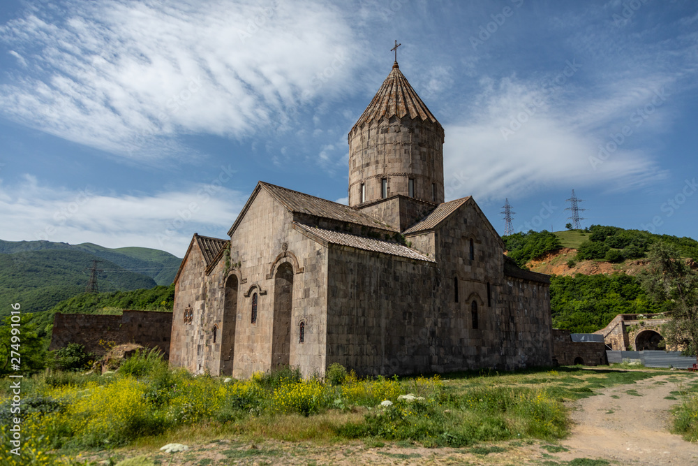 Tatev ,8th century, Ancient monastery. Tatev Monastery in Armenia, Syunik Province , Tatev village. 