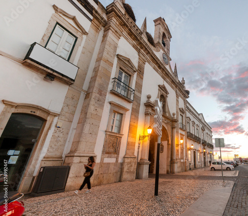 Main entrance to historical downtown