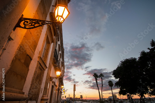 Main entrance to historical downtown