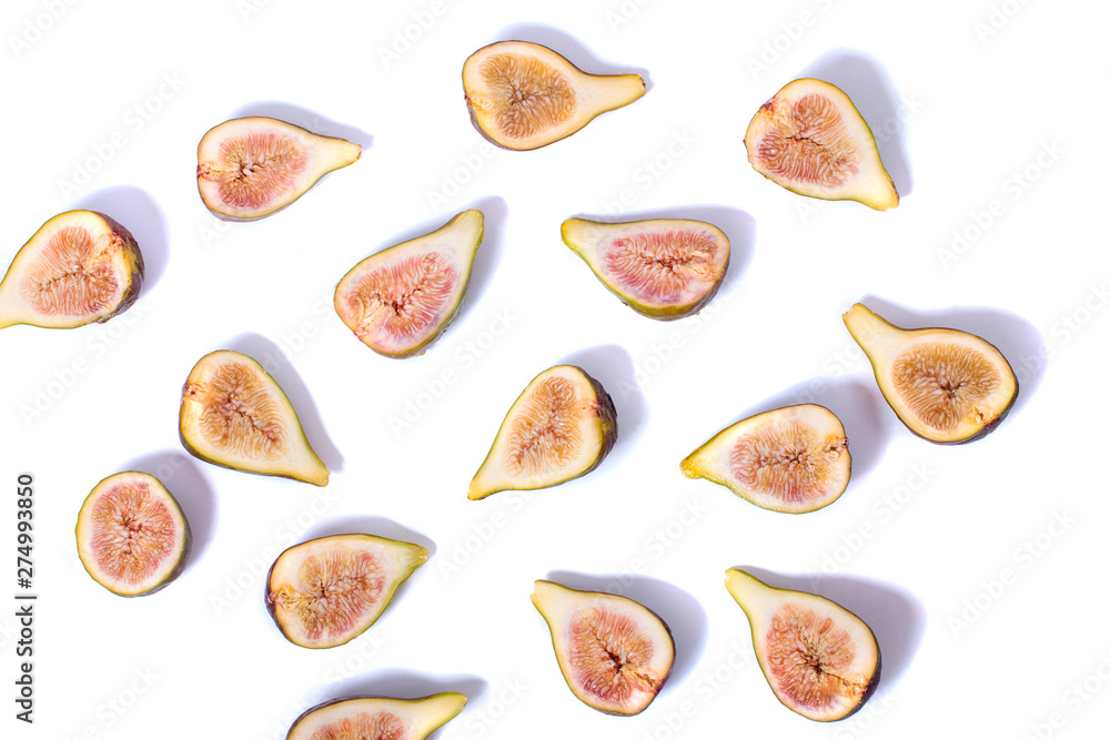 sliced fresh fig fruits sliced fresh fig fruits