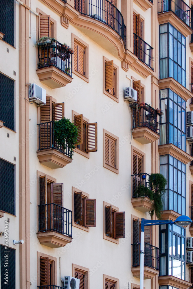 Modern Spanish apartment complex Modern Spanish apartment complex