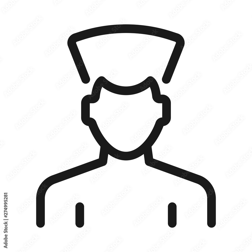 dentist - minimal line web icon. simple vector illustration. concept for infographic, website or app. dentist - minimal line web icon. simple vector illustration. concept for infographic, website or app.