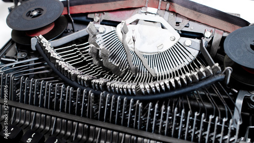 Vintage portable typewriter detail © Mauro Rodrigues