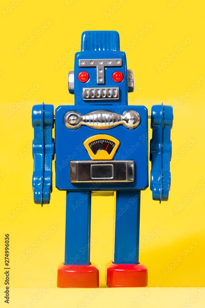 Fototapeta premium Vintage tin robot toy