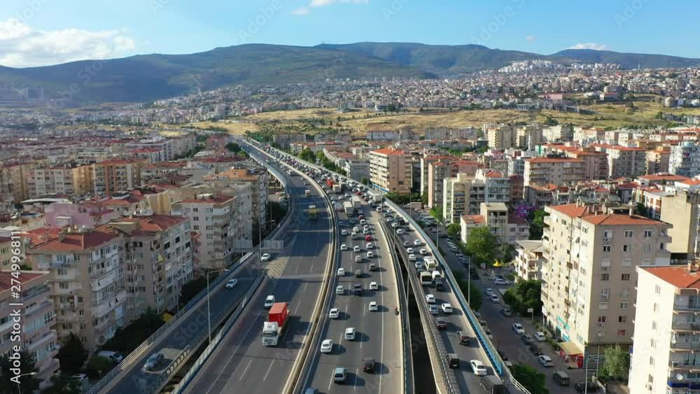 Highway of city Izmir. A highway is any public or private road or other public way on land. Highway of city Izmir. A highway is any public or private road or other public way on land.