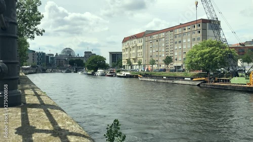 spree river in the heart of berlin