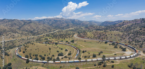 Tehachapi Loop in California