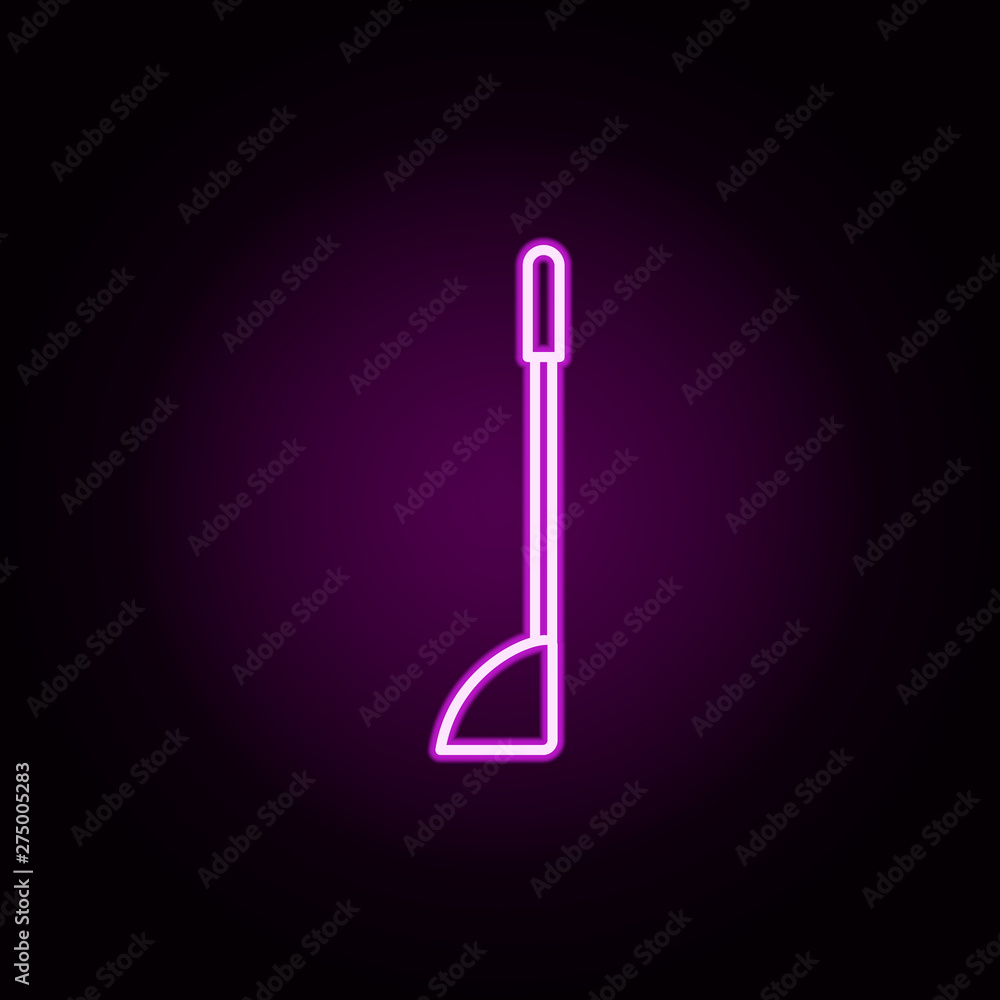 scoop neon icon. Elements of home things set. Simple icon for websites, web design, mobile app, info graphics scoop neon icon. Elements of home things set. Simple icon for websites, web design, mobile app, info graphics