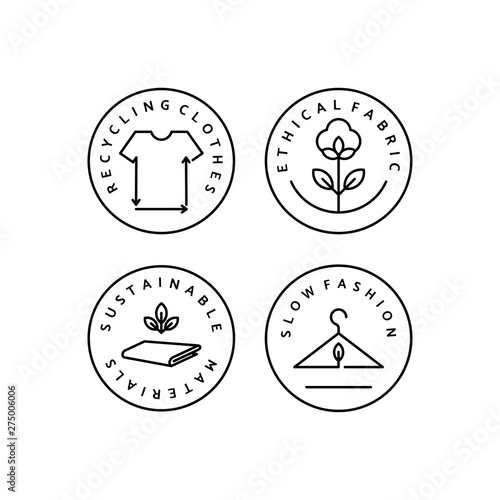 Linear Icon Slow Fashion