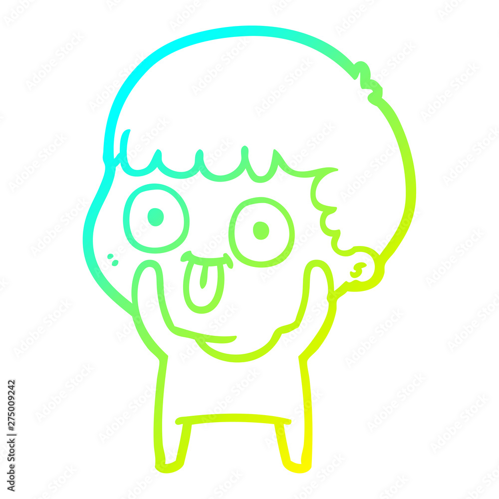 cold gradient line drawing cartoon man staring cold gradient line drawing cartoon man staring