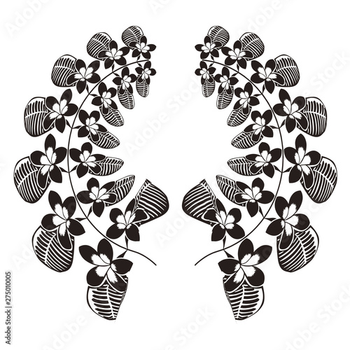 フランジパニ花輪