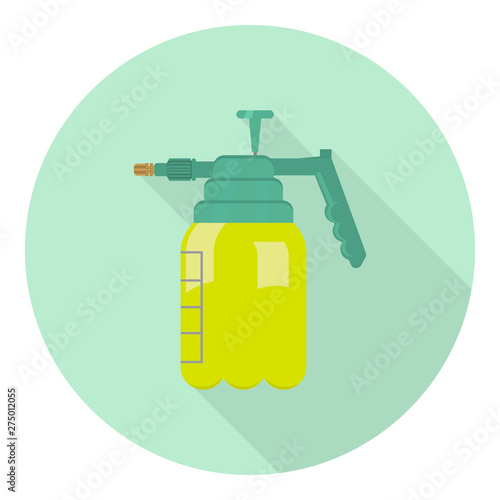 flat icon sprayer for water, fertilizer, chemicals