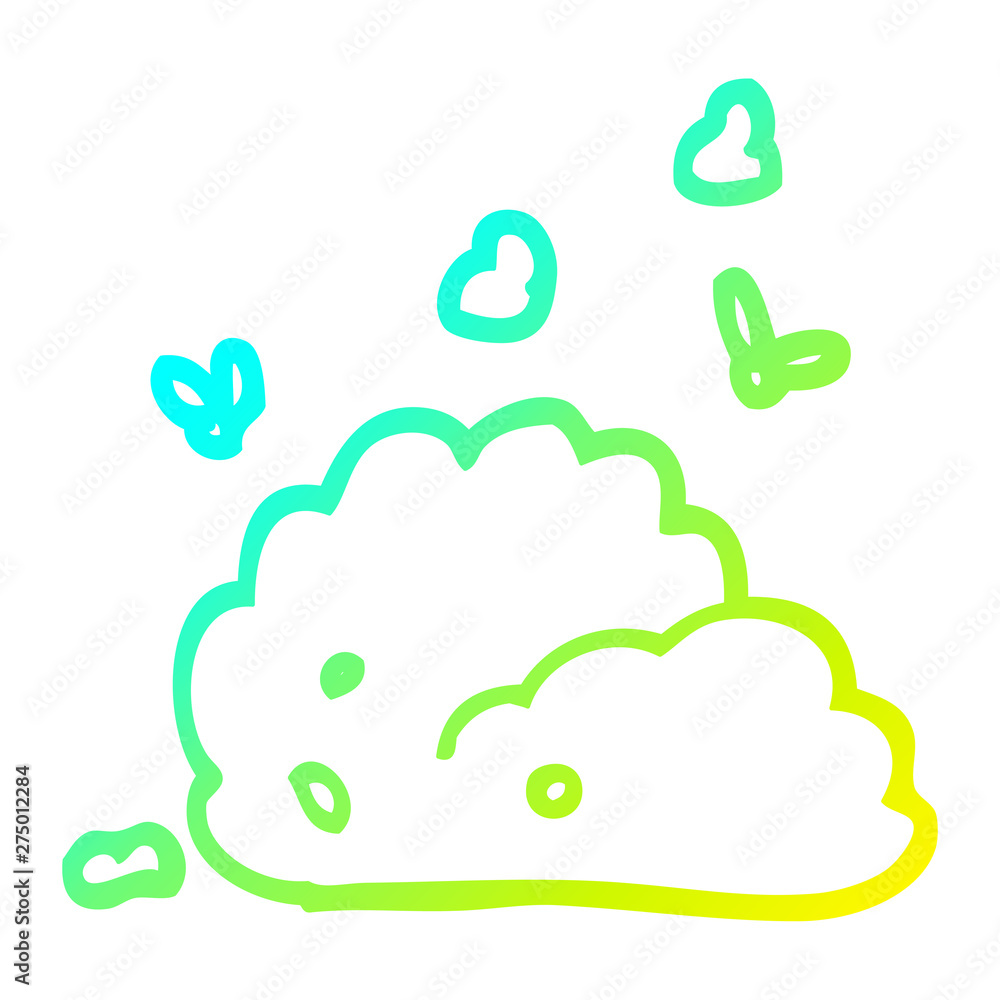 cold gradient line drawing cartoon dog poo cold gradient line drawing cartoon dog poo