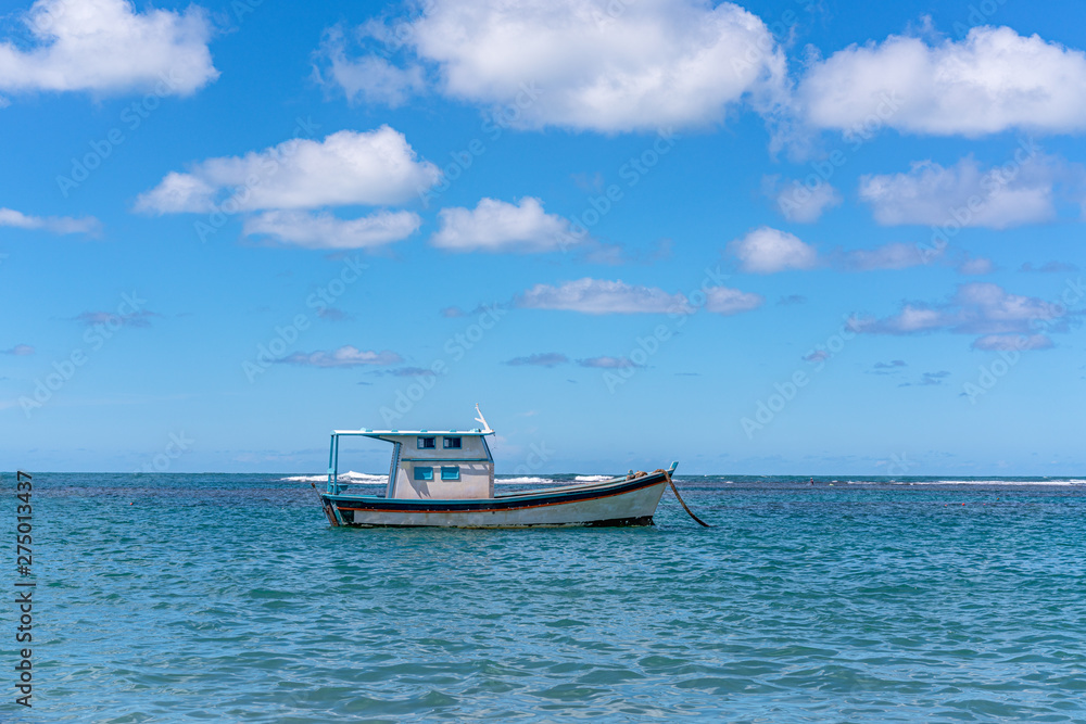 Porto de Galinhas, Ipojuca, Pernambuco, Brazil - May, 2019: one of the most beautiful beaches in the world, where you can take a raft and go visit natural pools on the coast Porto de Galinhas, Ipojuca, Pernambuco, Brazil - May, 2019: one of the most beautiful beaches in the world, where you can take a raft and go visit natural pools on the coast