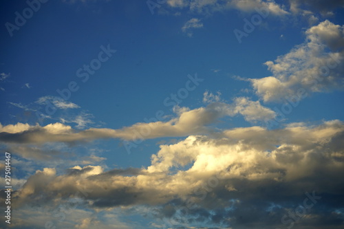 background clouds in the evening sky