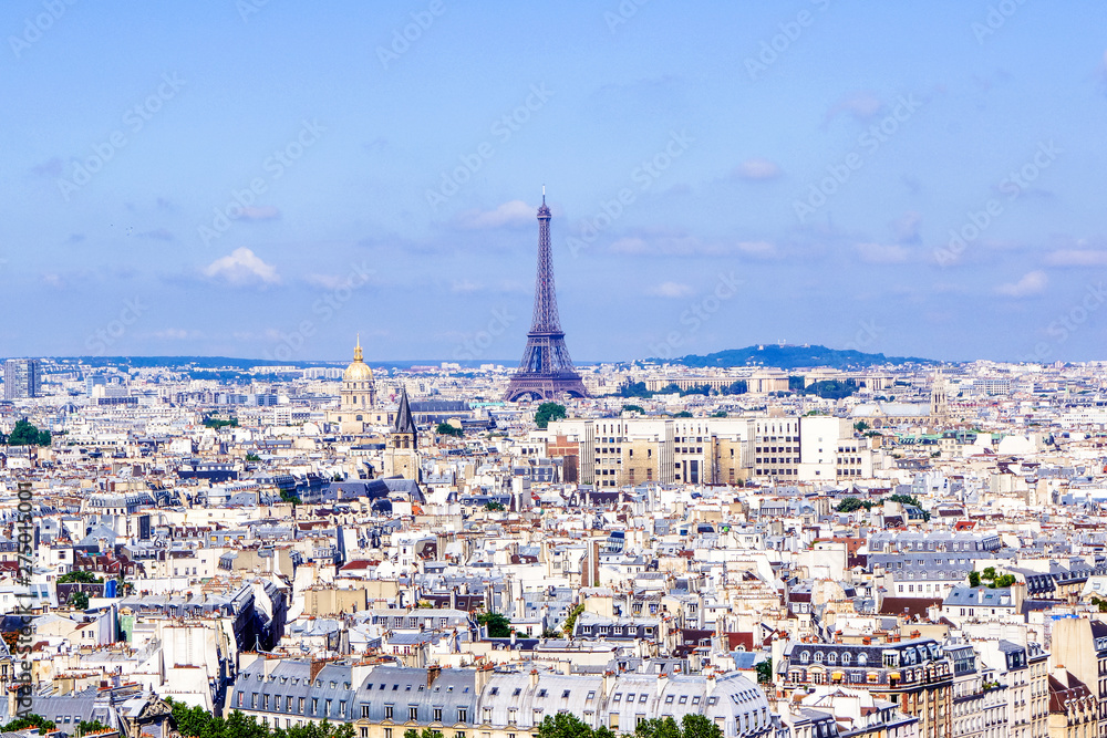 Fototapeta premium Vue sur Paris