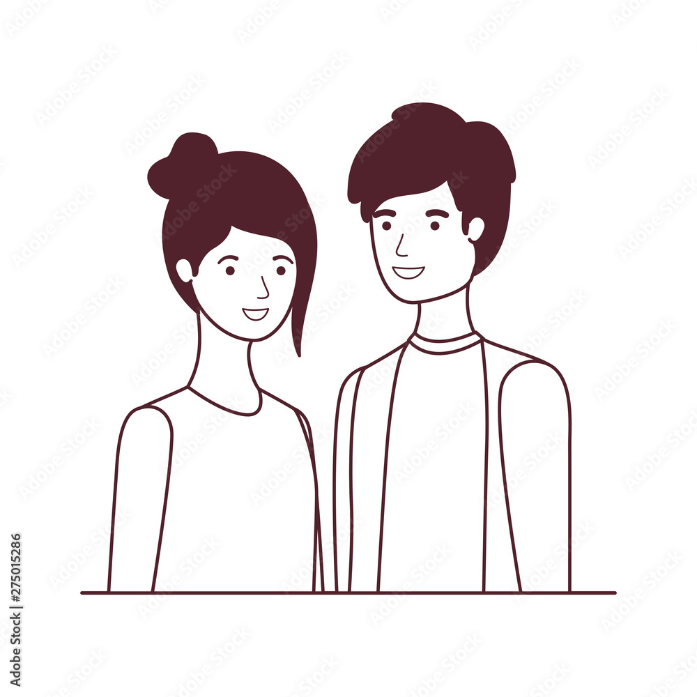 silhouette of couple in white background character silhouette of couple in white background character