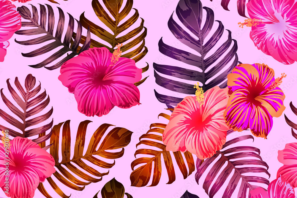 Pink red exotic pattern. Pink red exotic pattern.