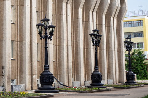 Street lamps in vintage style.