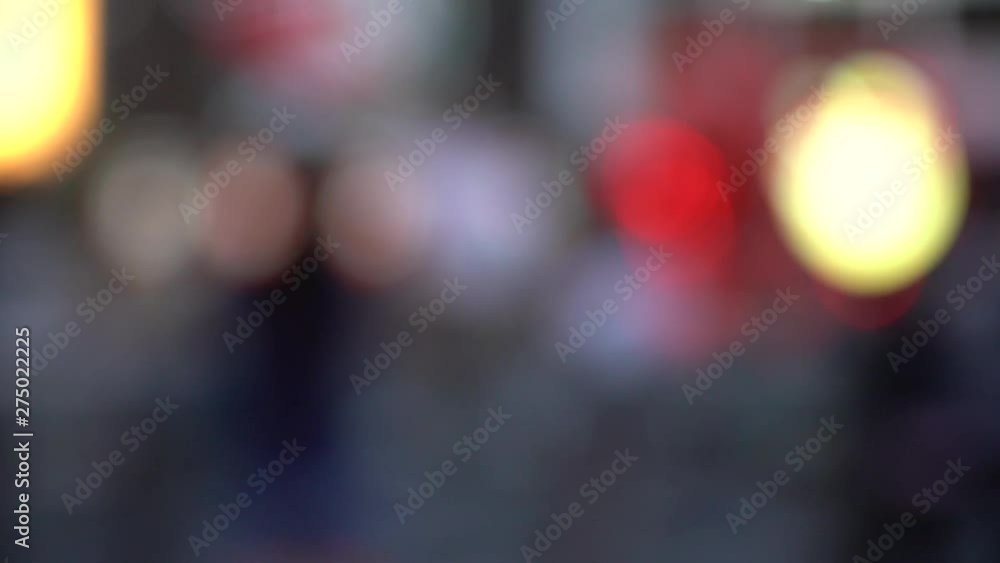 Blurred background of Dotonbori Area Shopping Street. slow motion Blurred background of Dotonbori Area Shopping Street. slow motion