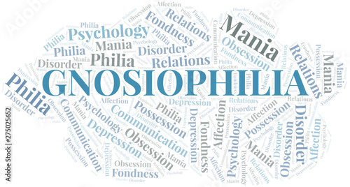 Gnosiophilia word cloud. Type of Philia.