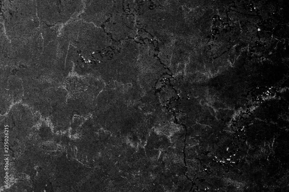 Black grunge stone texture close up. Abstract background