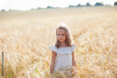 girl in wheat field