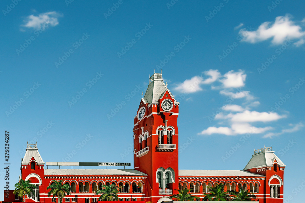 Chennai central station in India Stock Photo Adobe Stock
