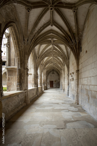 Medieval Cloister of Saint Etienne Cathedral in Cahors, Occitanie, France © wjarek