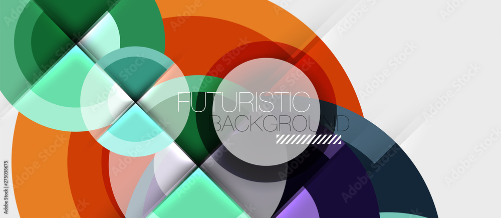 Circular geometrical design template Circular geometrical design template