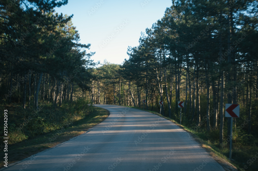 Riding up and down the valleys in Istria, finding hidden places, old cities in the inland