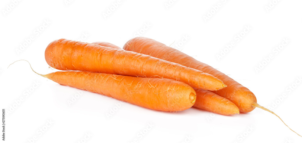 Carrot vegetable isolated on white background cutout Carrot vegetable isolated on white background cutout