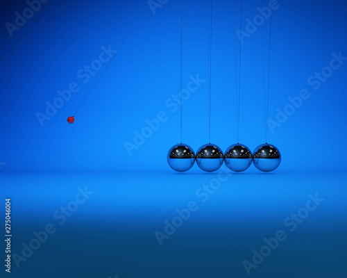 Newton balls, big balls and small balls