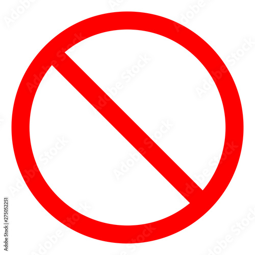Free Download No Pass Symbol Sign, Vector Illustration, Isolate On White Background Label .EPS10 - GFXLoad